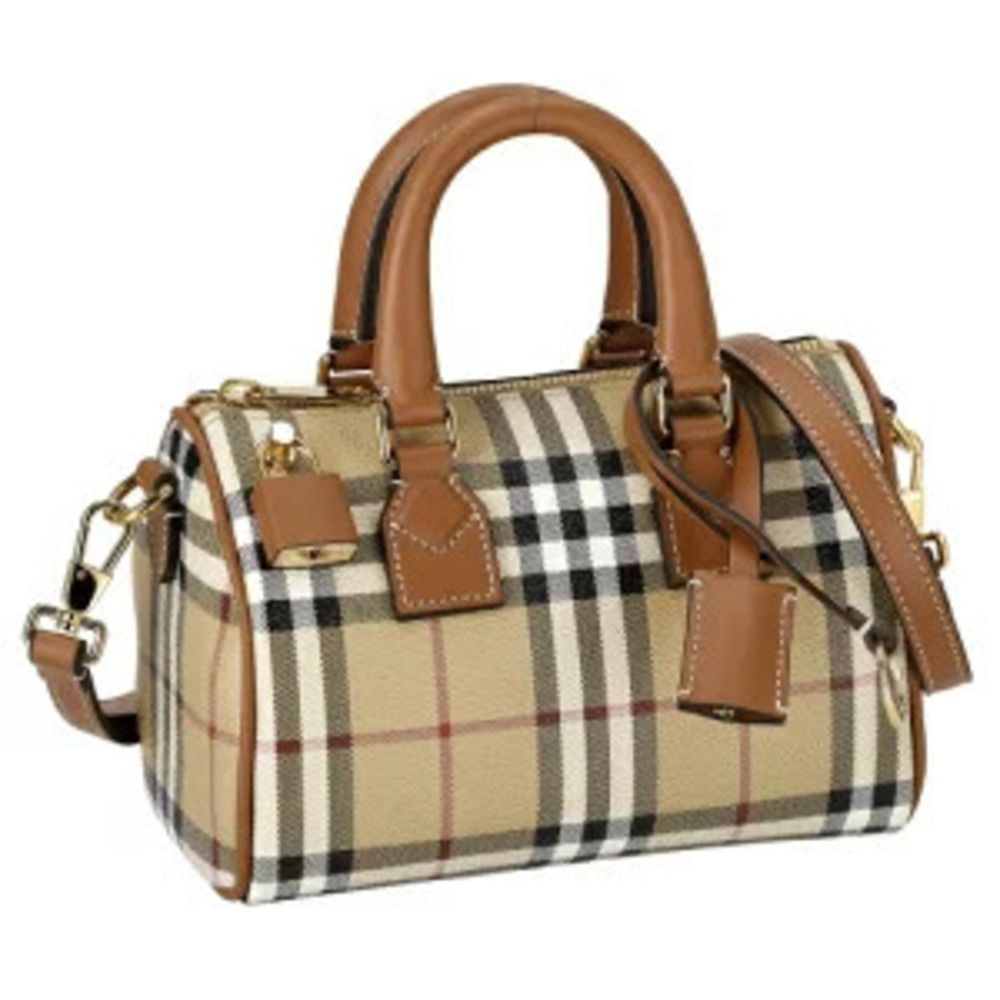 Burberry Bowling Bag Brown ARCHIVE BEIGE
